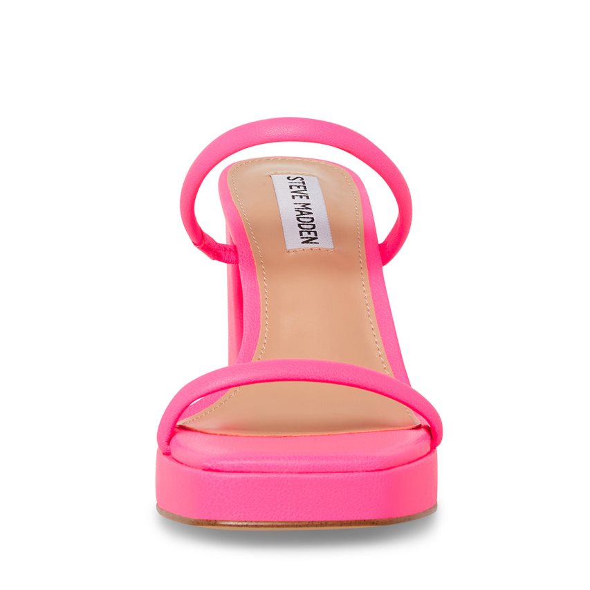 Sandalias Tacones Steve Madden Polly Fuchsia Mujer Rosas | ES AM4ES3